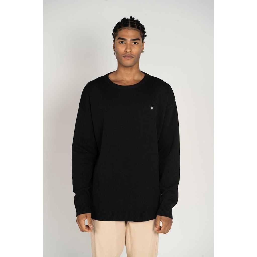 Tricot Element Classic Preto-Preto-P