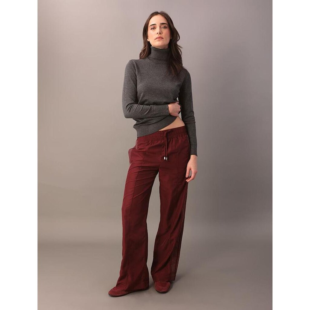 Tricot Feminino Gola Alta Calvin Klein Jeans - Chumbo