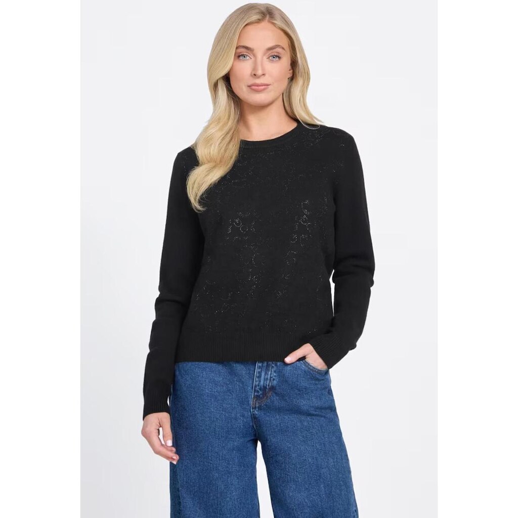 Tricot Manga Longa 4g Full Preto