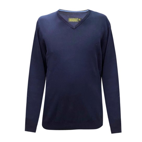 Tricot Masculino Individual Azul Marinho
