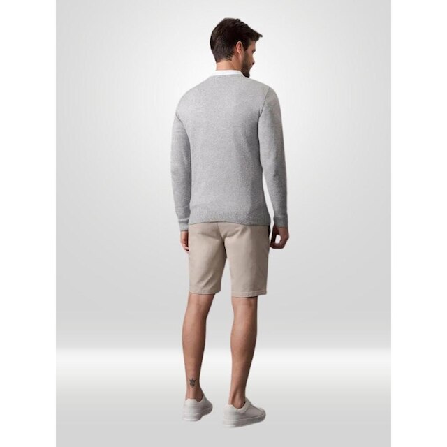Tricot Masculino Soft Calvin Klein Chumbo
