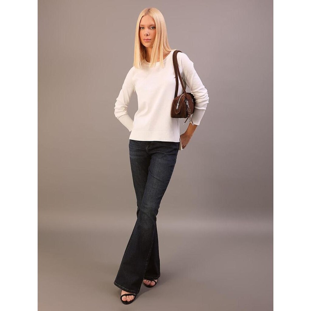 Tricot  Raglan Decote Careca Calvin Klein