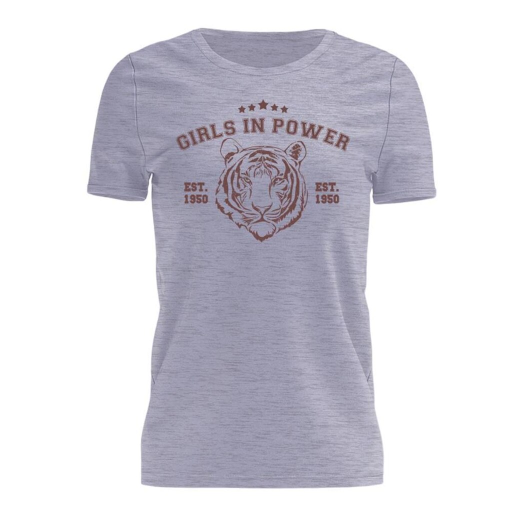 Tshirt Blusa Meninas T-shirt Estampada Manga Curta Girls In Power Feminina