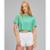 Tshirt Feminina Cropped Eterna AG Alto Giro - Verde