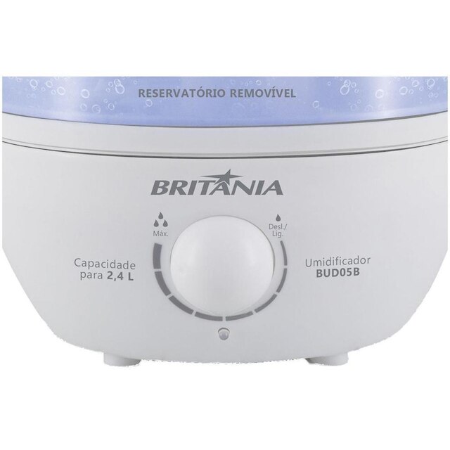 Umidificador Ultrassônico de Ar Portátil Britânia BUD05B 2,4L