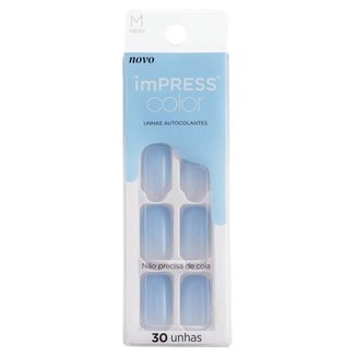 Unhas Postiças Autocolantes imPRESS Color - Médio New Wave