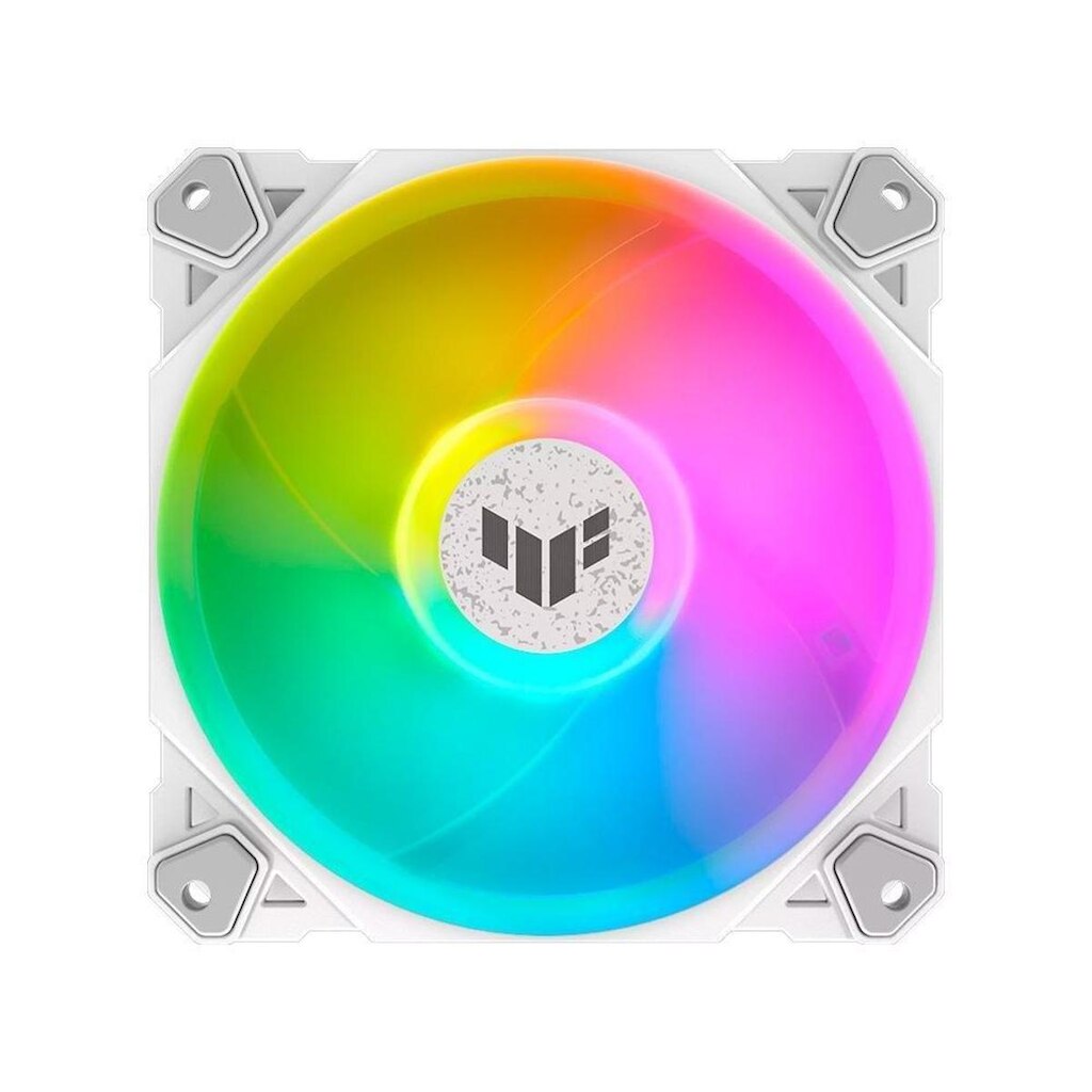 Ventoinha ASUS Tuf Gaming TF120, 120mm, Led ARGB, Branco - 90DA0033-B00000