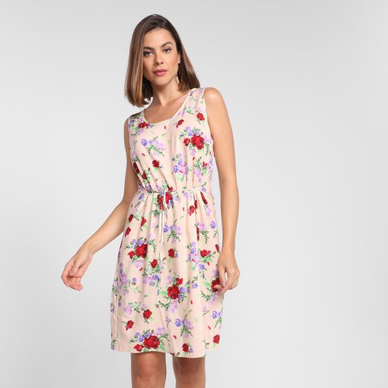 Vestico Curto We´re The Basic Killer Floral Feminino - Rosê