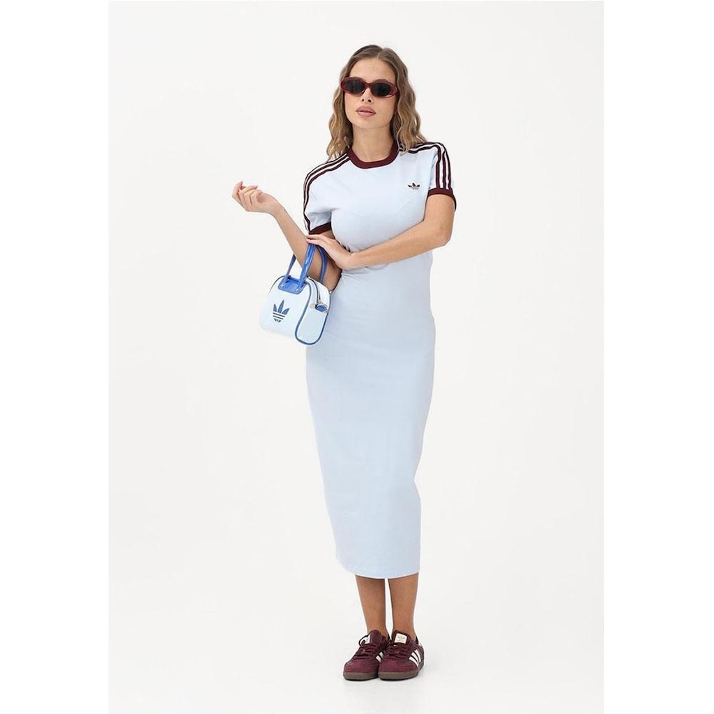 Vestido Adidas 3s Azul C/ Bordo