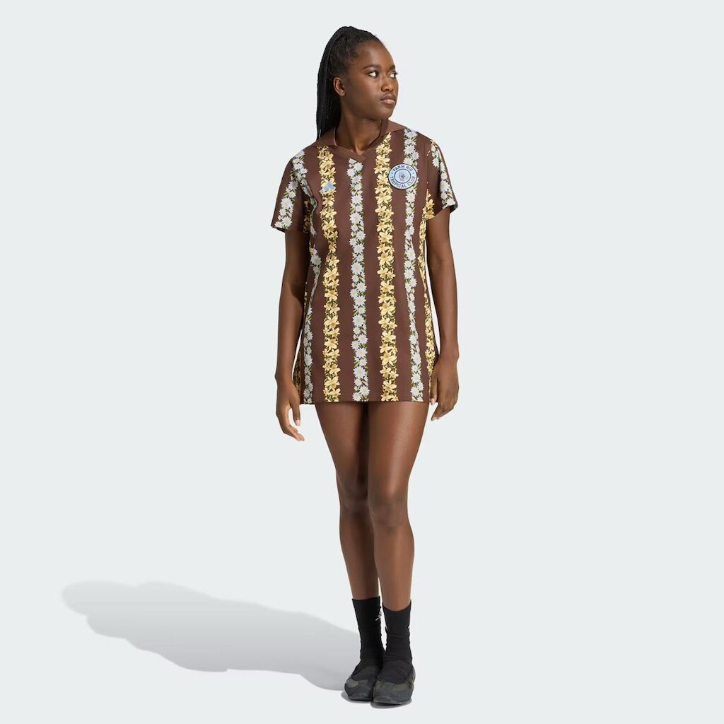Vestido Adidas Farm Tropical Club Feminino Marrom
