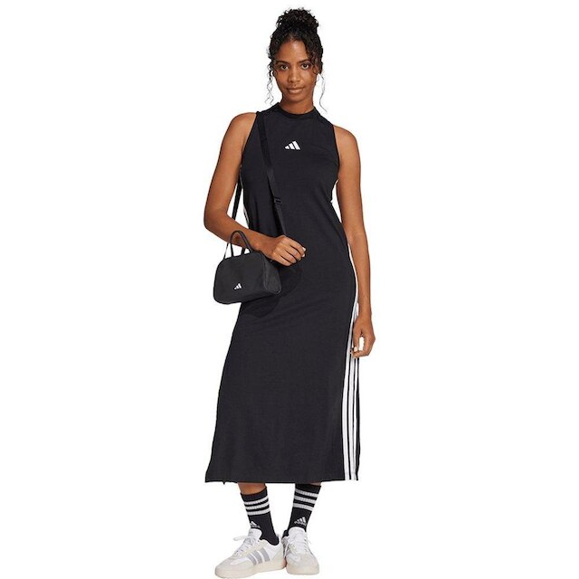 Vestido Adidas Longo Racerback Essentials Três Listras Feminino