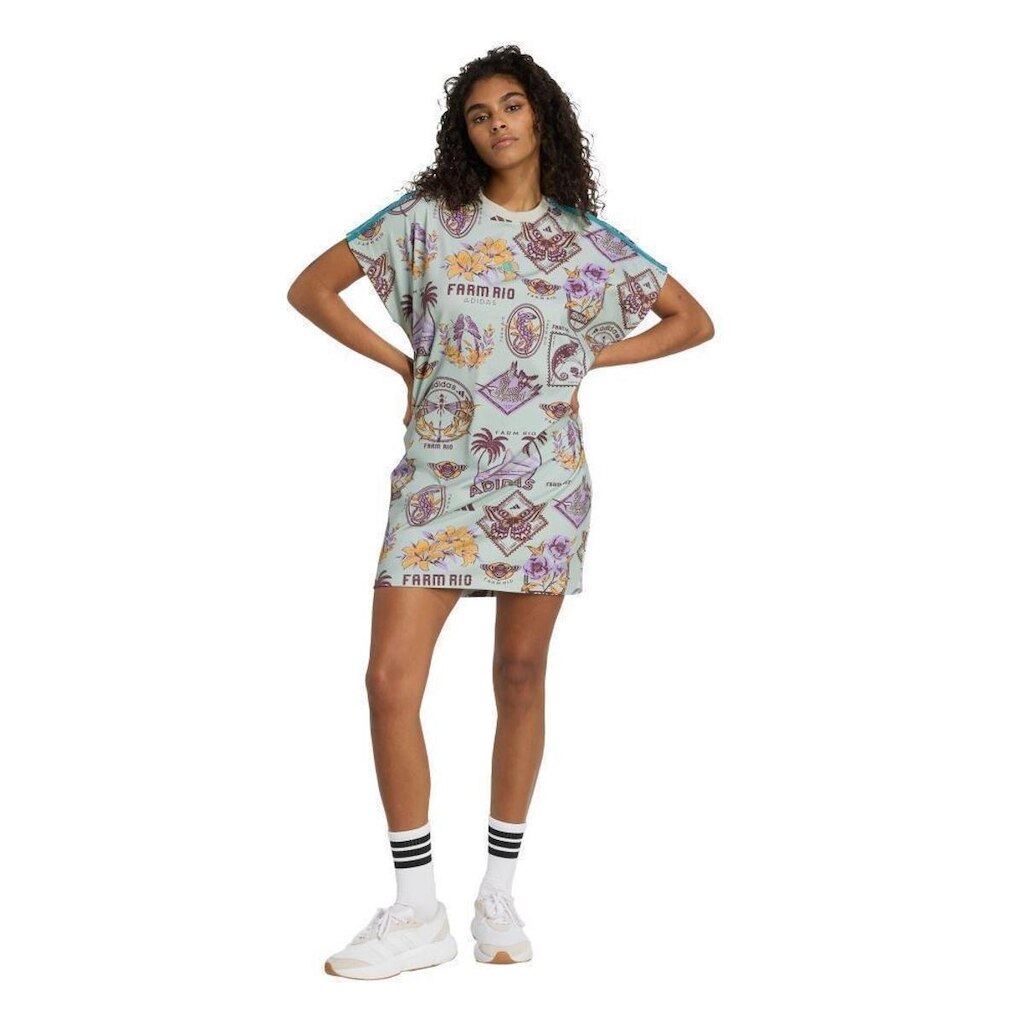 Vestido Adidas X Farm Feminino