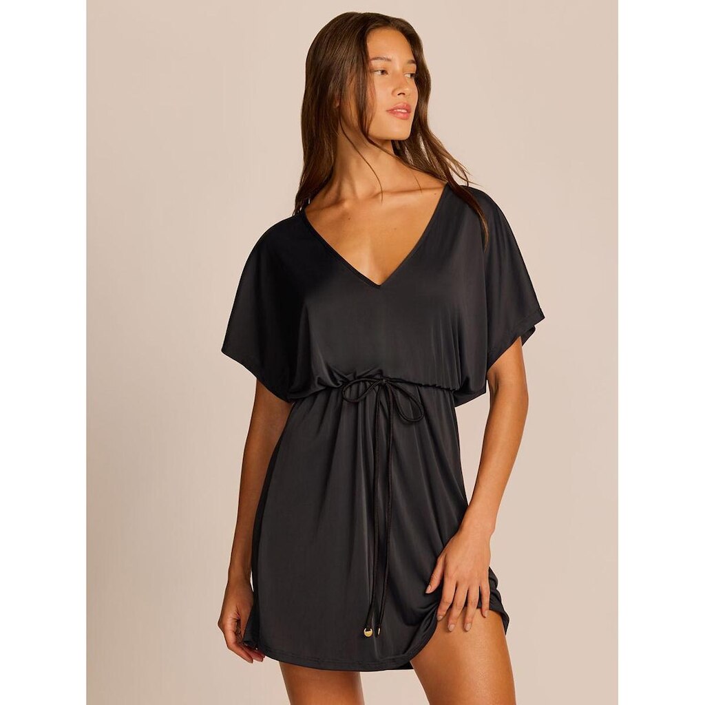 Vestido Água Doce Curto Lisos Saídas