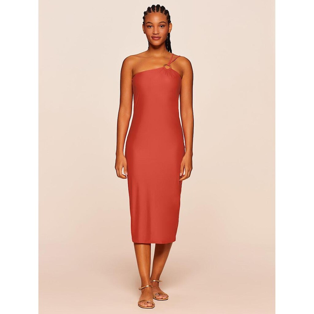 Vestido Água Doce Midi Lisos Brise
