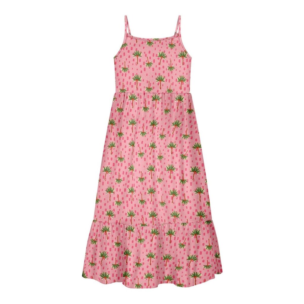 Vestido Alcinha Infantil Menina Tropical Rosa Alakazoo