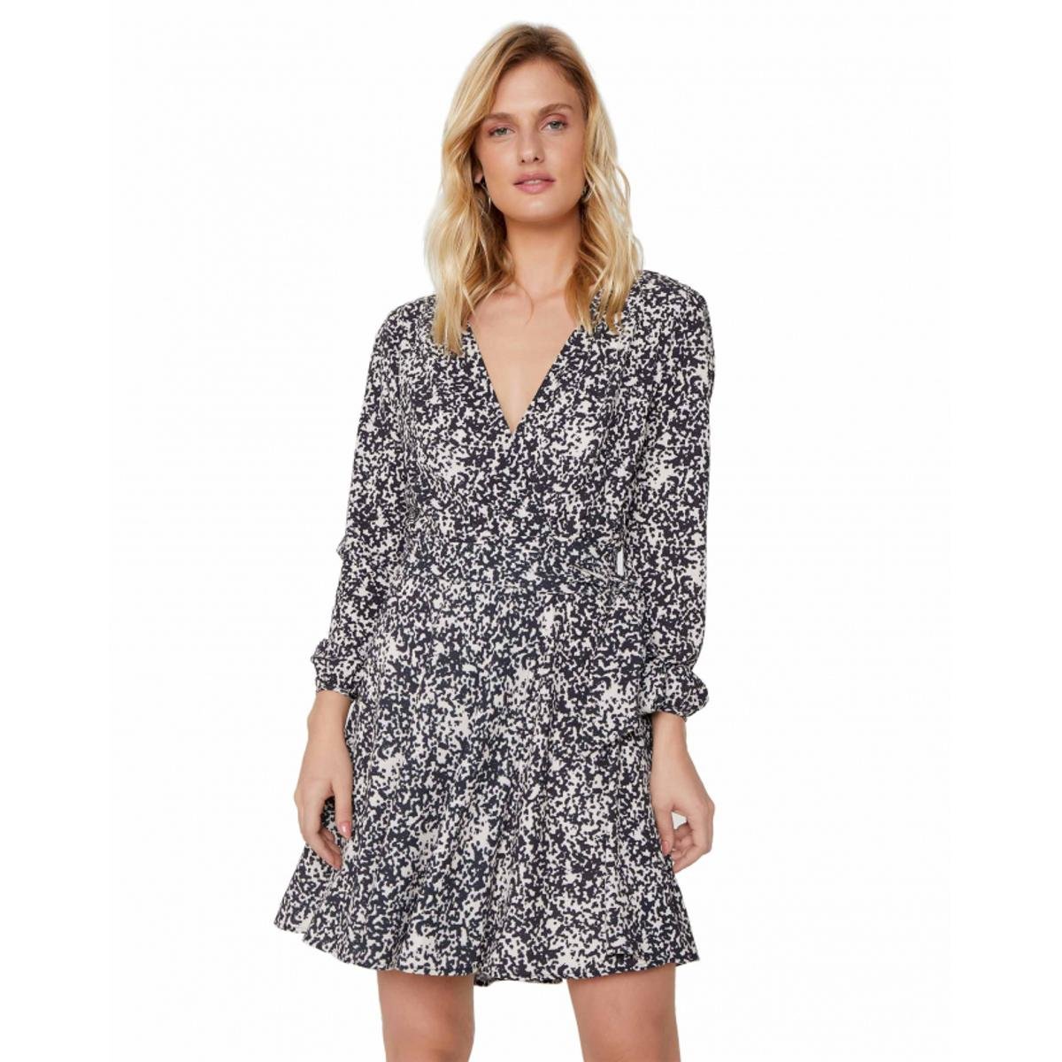 amaro vestido manga longa