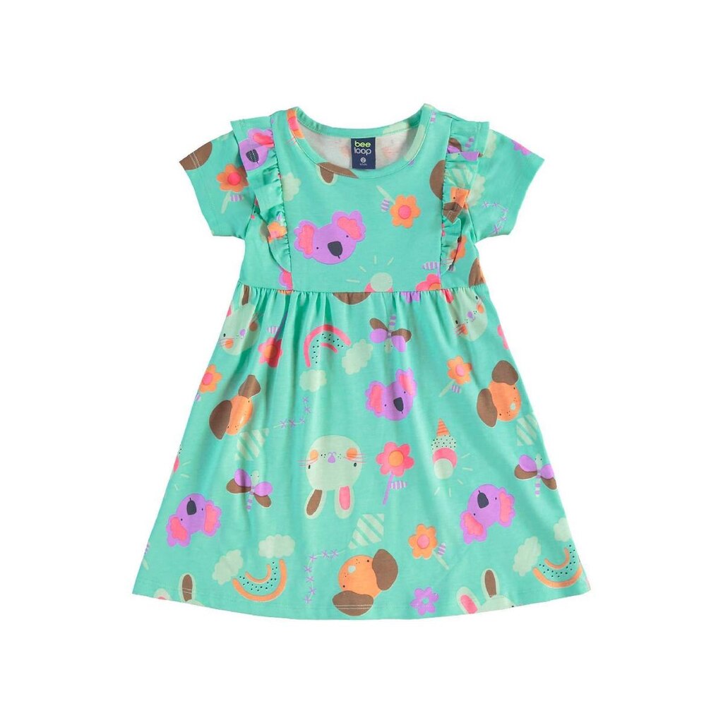Vestido Bichinhos Infantil Bee Loop