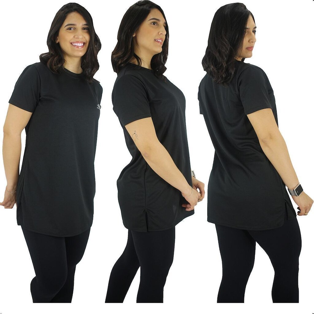 Vestido Blusão Camisão Feminino Academia Premium
