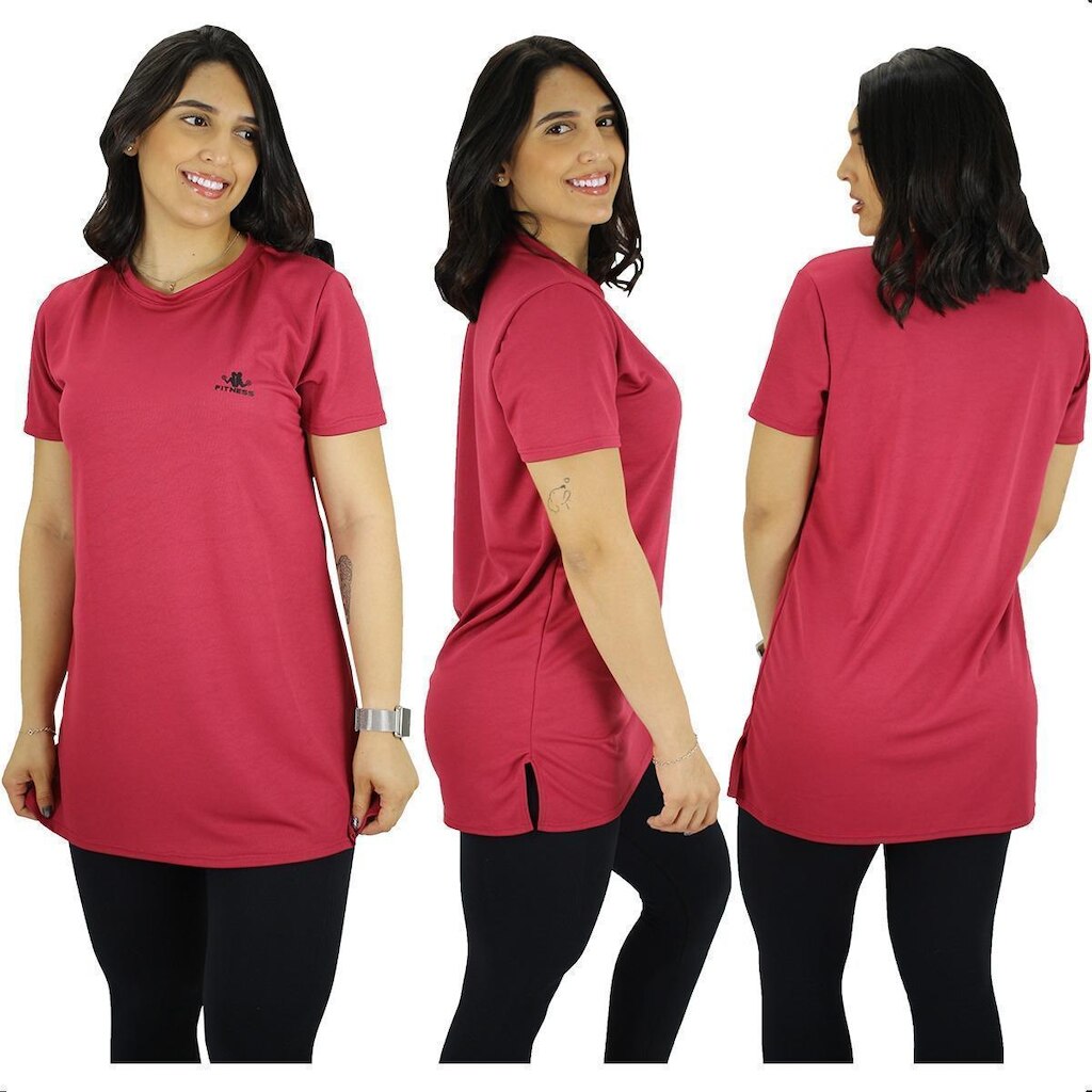 Vestido Blusão Camisão Feminino Academia Premium