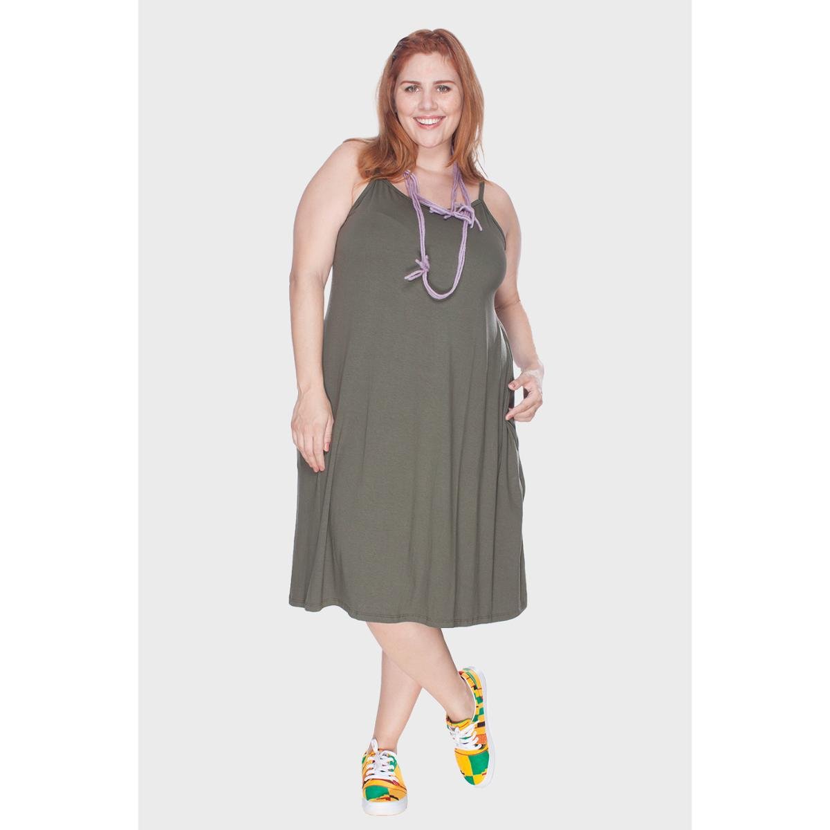 vestidos finos plus size