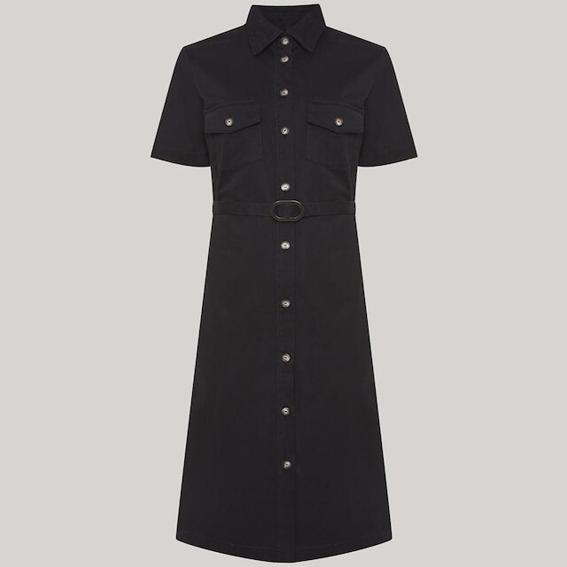 Vestido Chemise Dudalina Yva Em Sarja Feminino