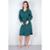 Vestido chemise manga longa 51313 - Verde