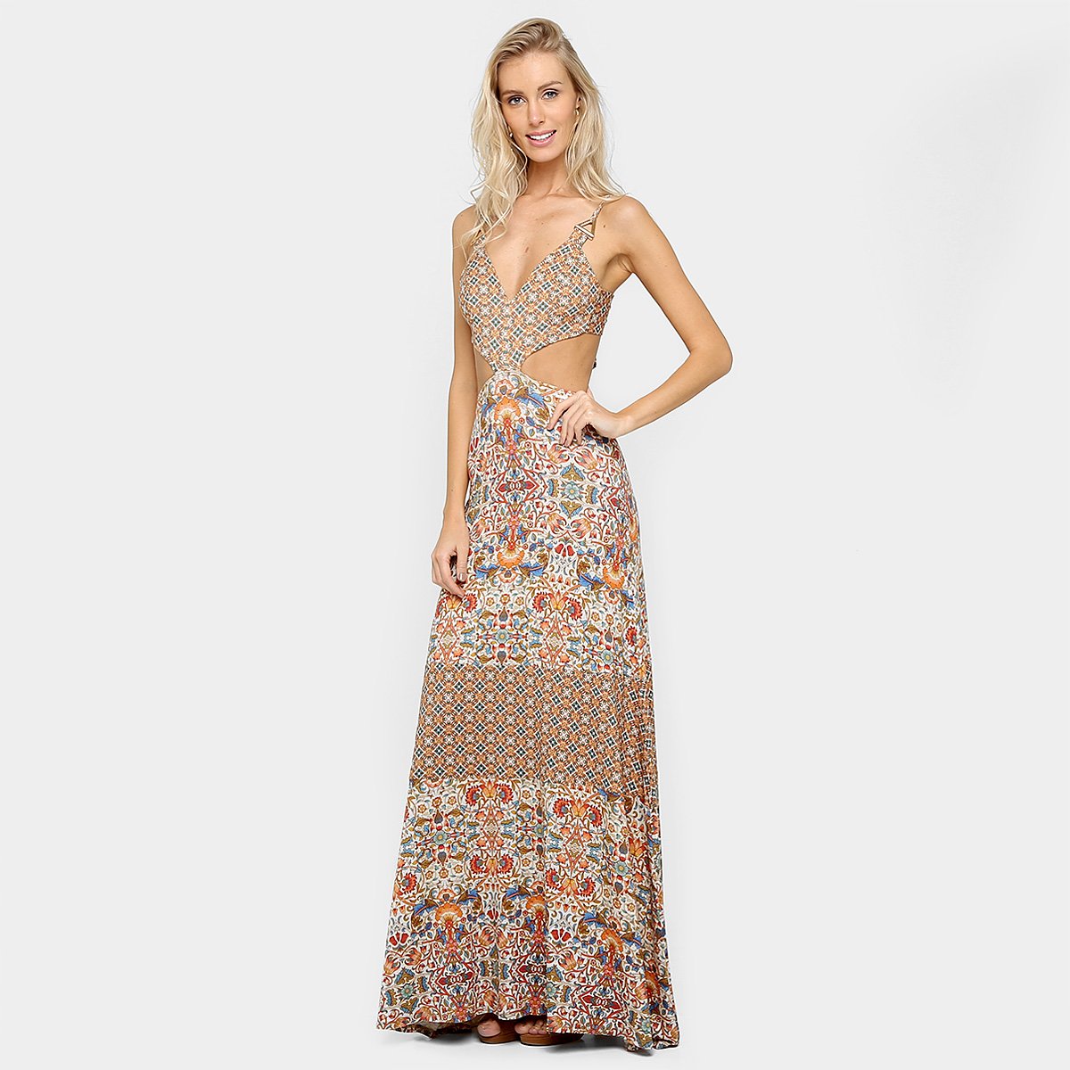 vestido colcci longo