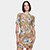 Vestido Curto Colcci Folhagens Feminino - Marrom+Preto