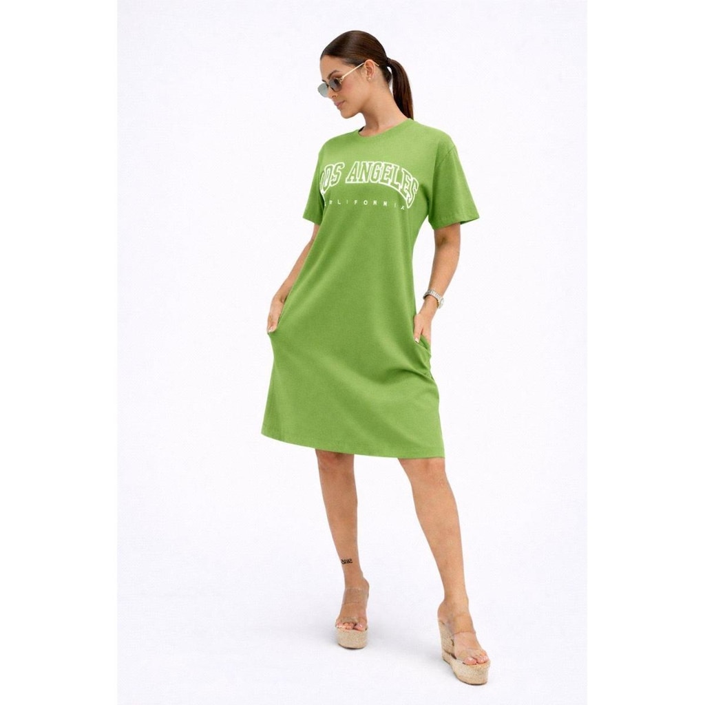 Vestido Curto D Bell Outlet Fashion Los Angeles Verde
