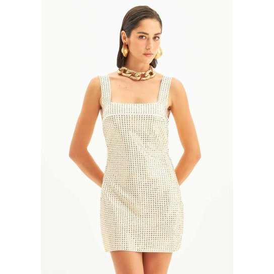 Vestido Curto Decote Quadrado Lança Perfume Zattini