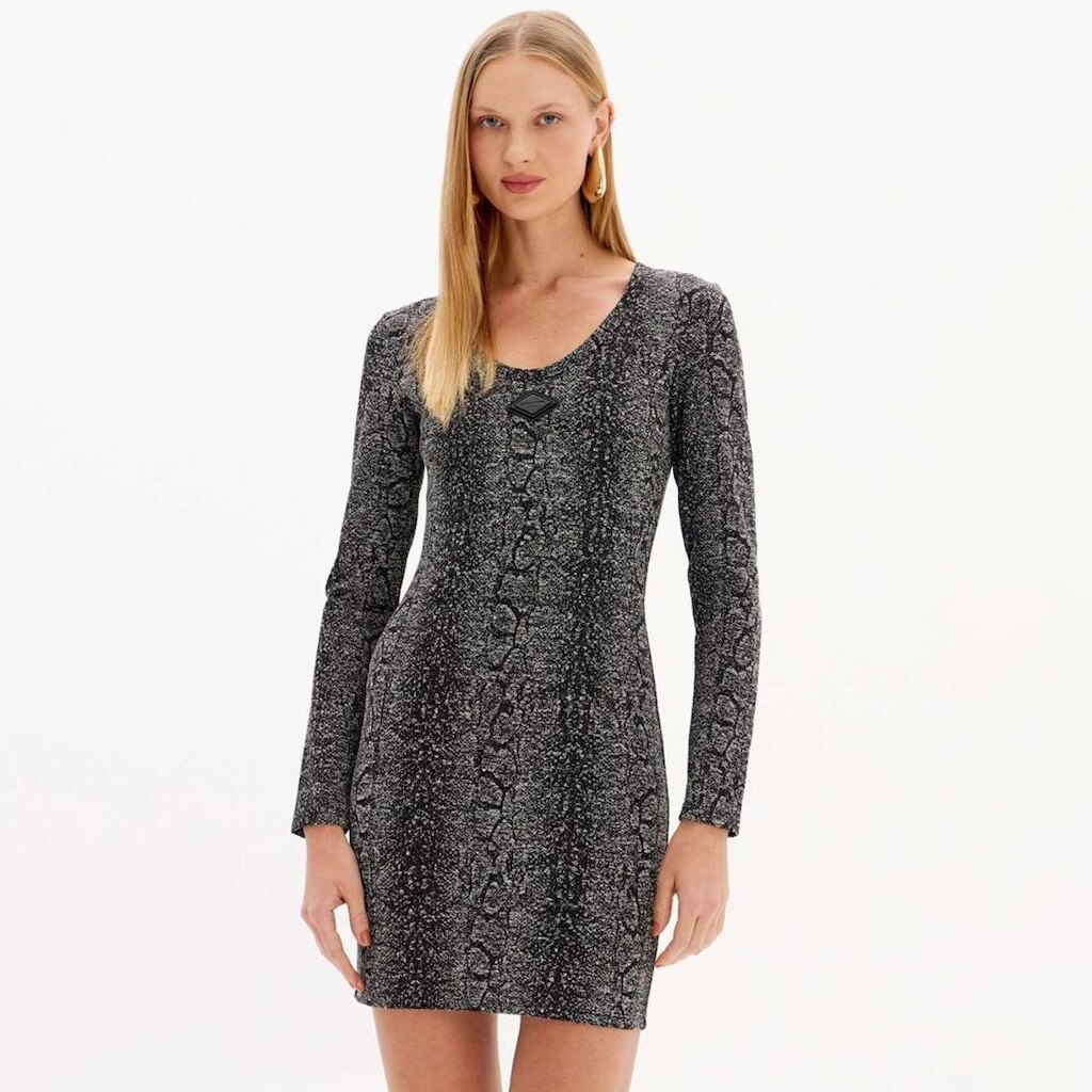 Vestido Curto Easy Lança Perfume Long Sl Feminino