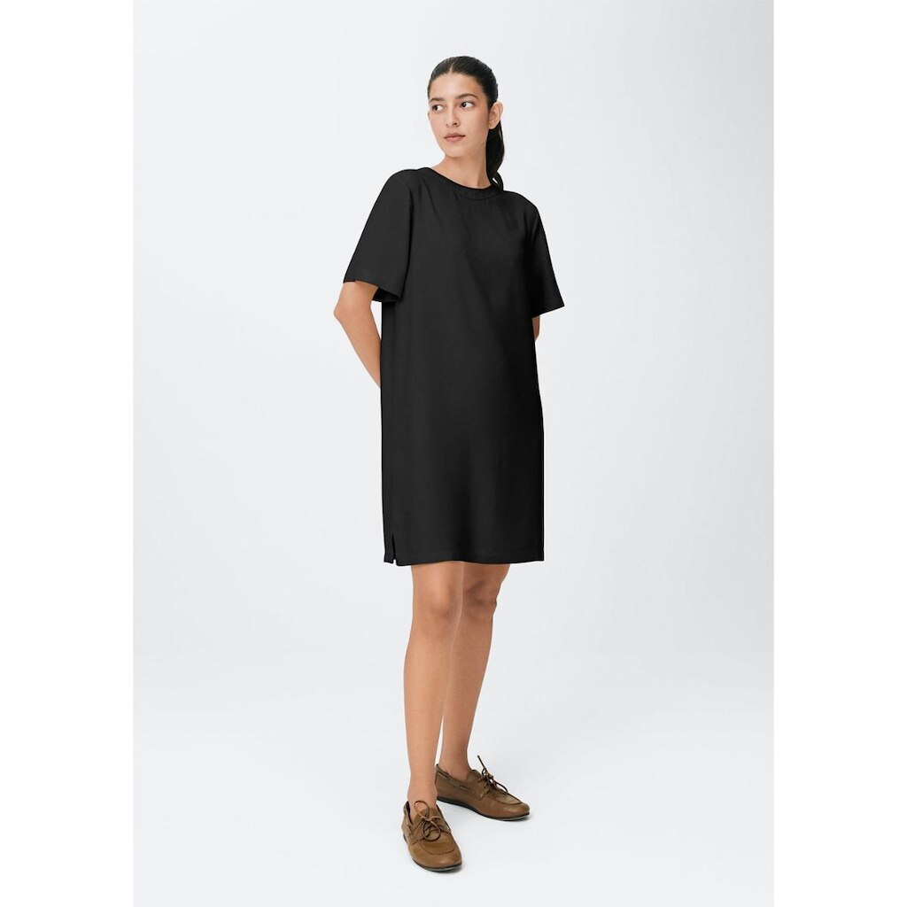 Vestido Curto Em Viscose Creponada