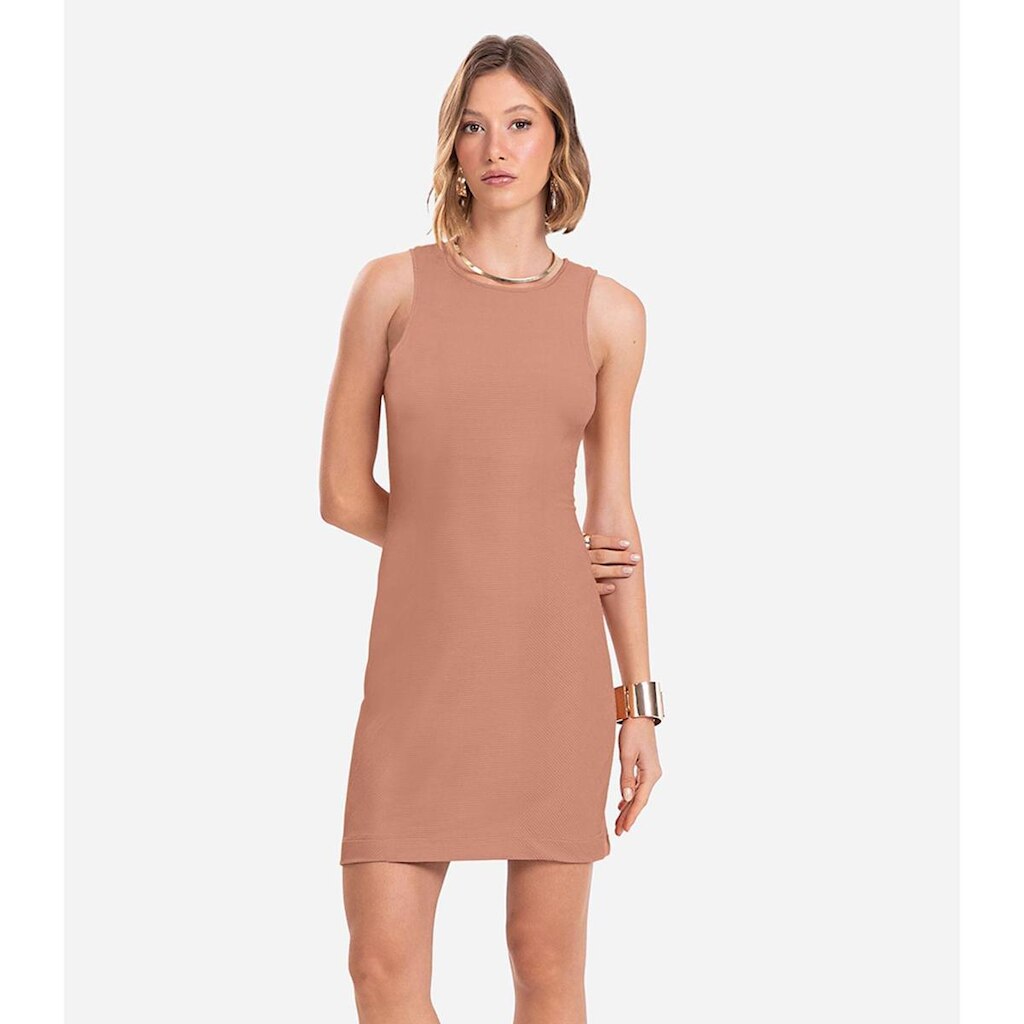 Vestido Curto Endless Marrom