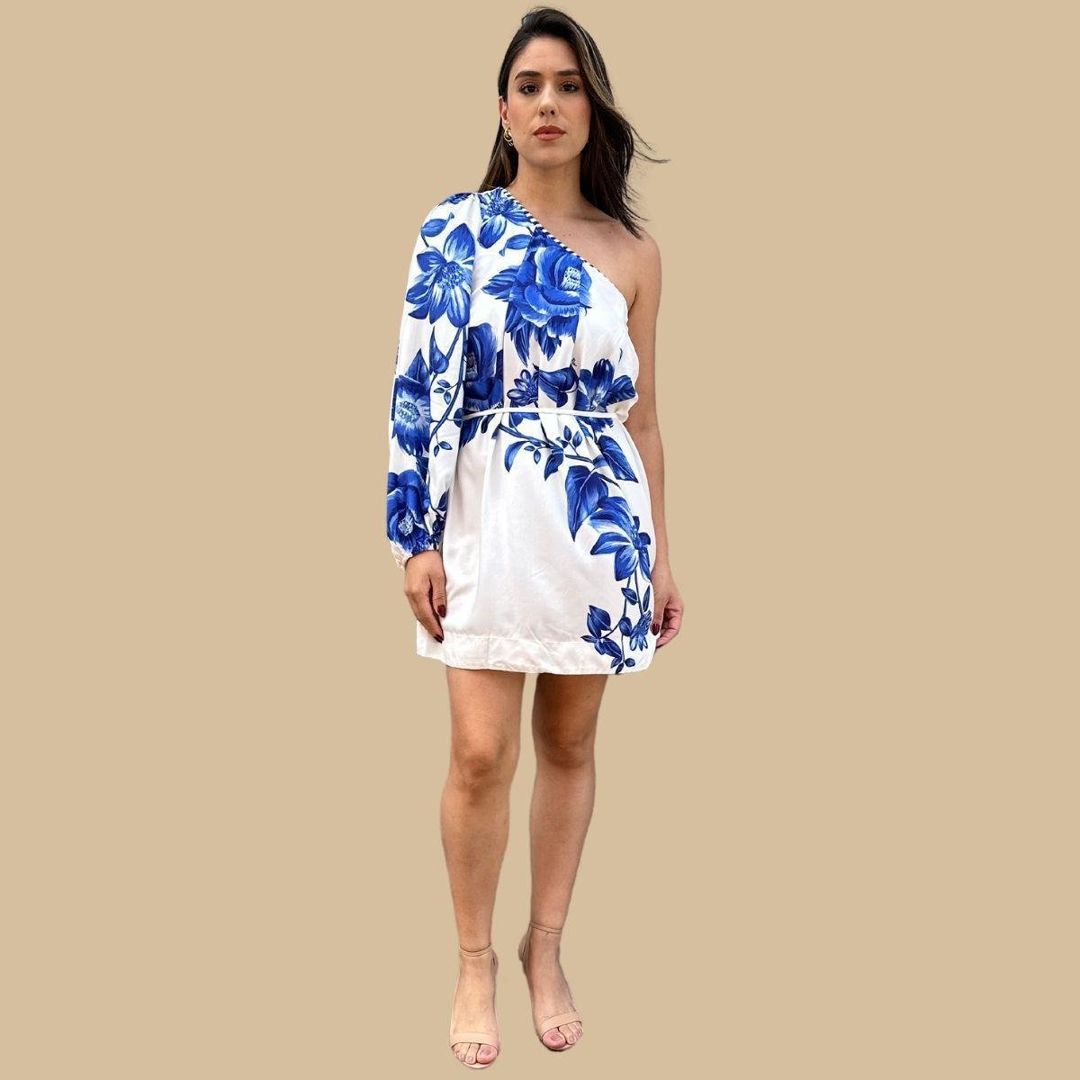 Vestido Curto Estampado Florença Farm Zattini1