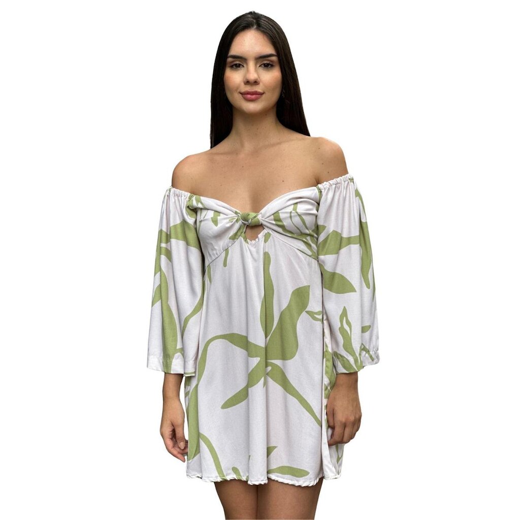 Vestido Curto Estampado Lurdes Usenagai