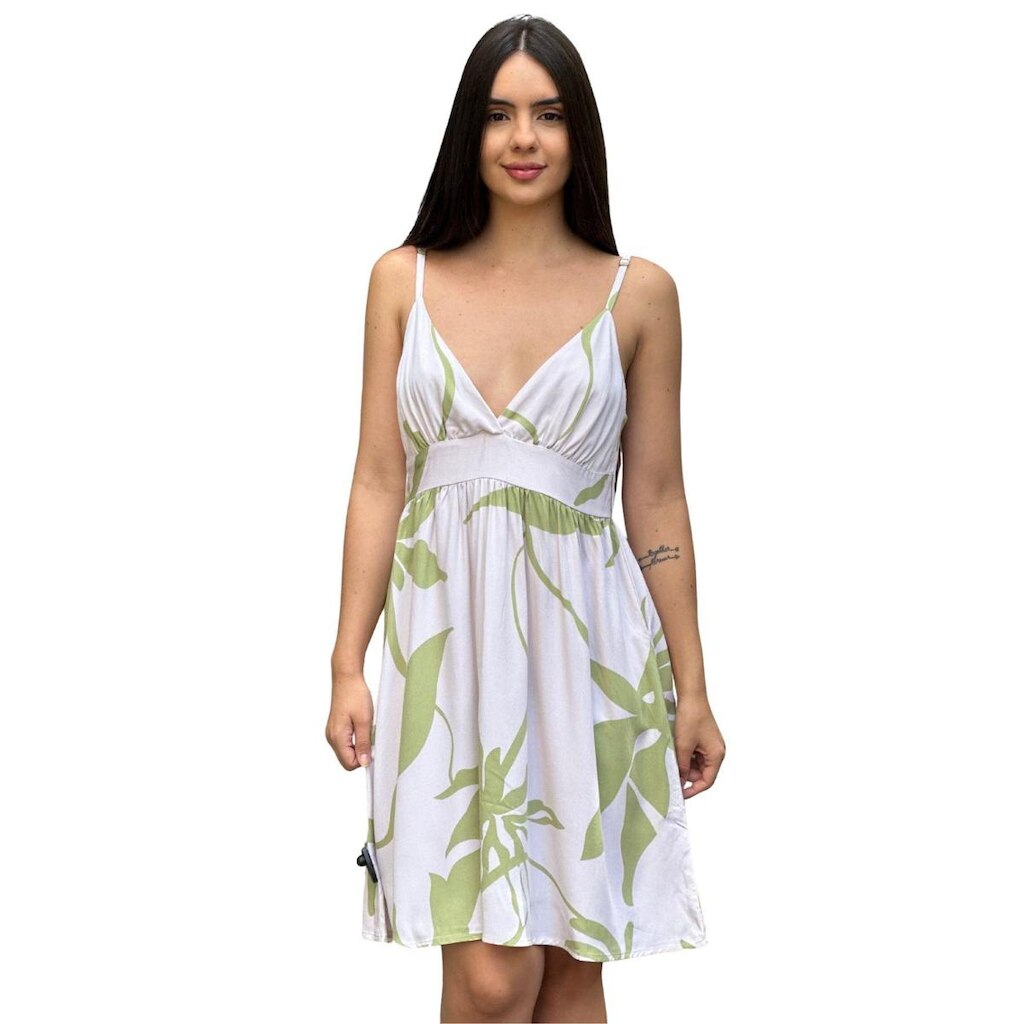 Vestido Curto Estampado Nicole Usenagai