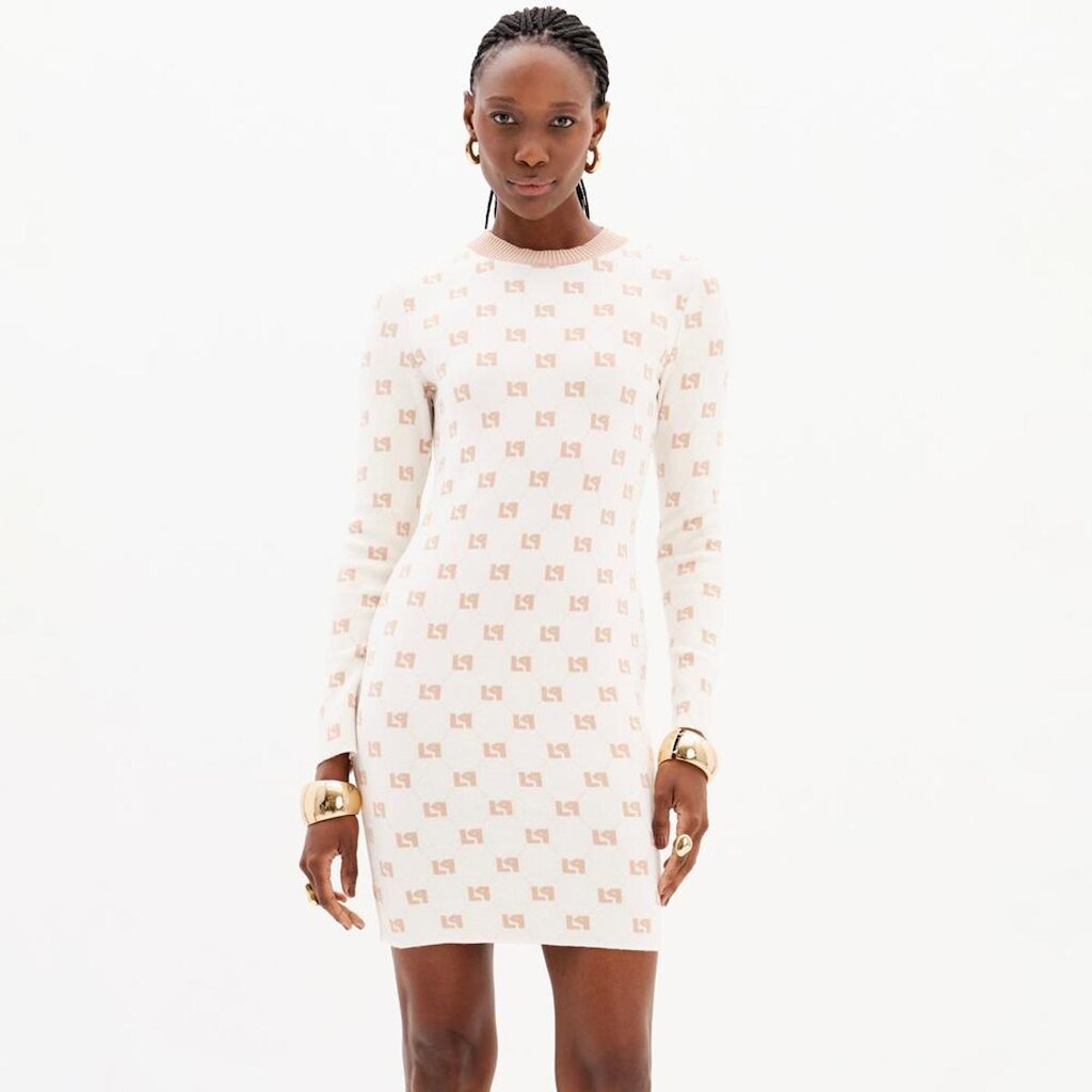 Vestido Curto Lança Perfume Tricot Feminino