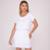 Vestido Curto M/C Elástico na Cintura B'Bonnie Stela - Branco