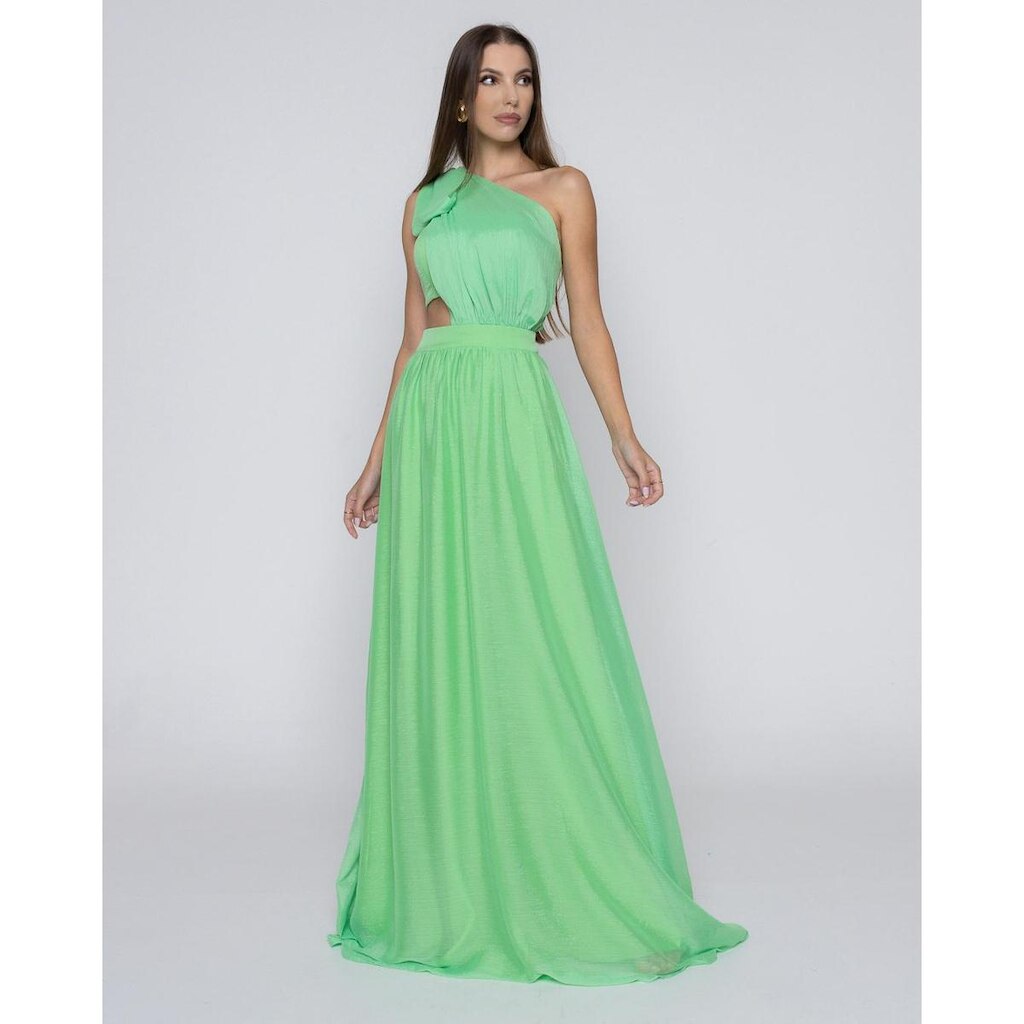Vestido Dot Clothing Longo com Top Verde - G