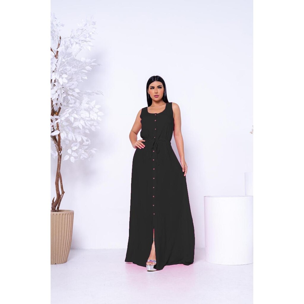 Vestido Elegância Feminina Versátil Longo de Alça Vestidos de Festas Rosa Casual Moda Elegancia