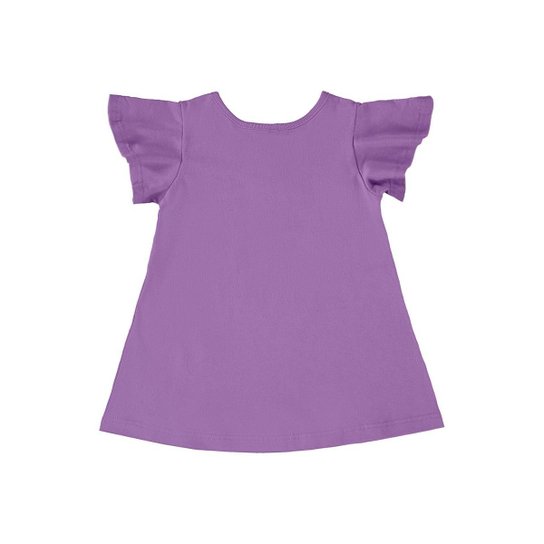 Vestido em Meia Malha para Bebê Menina Bee Loop