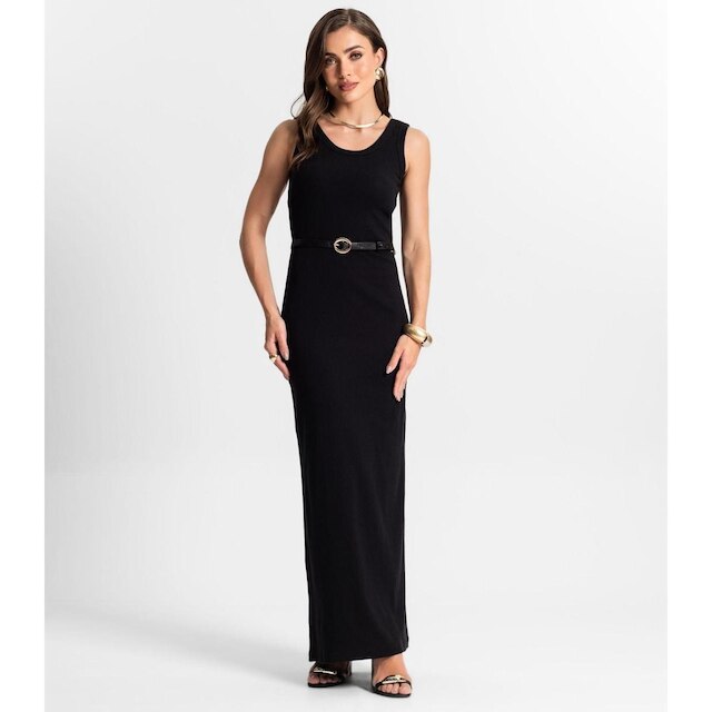 Vestido Endless Midi De Ribana Feminino