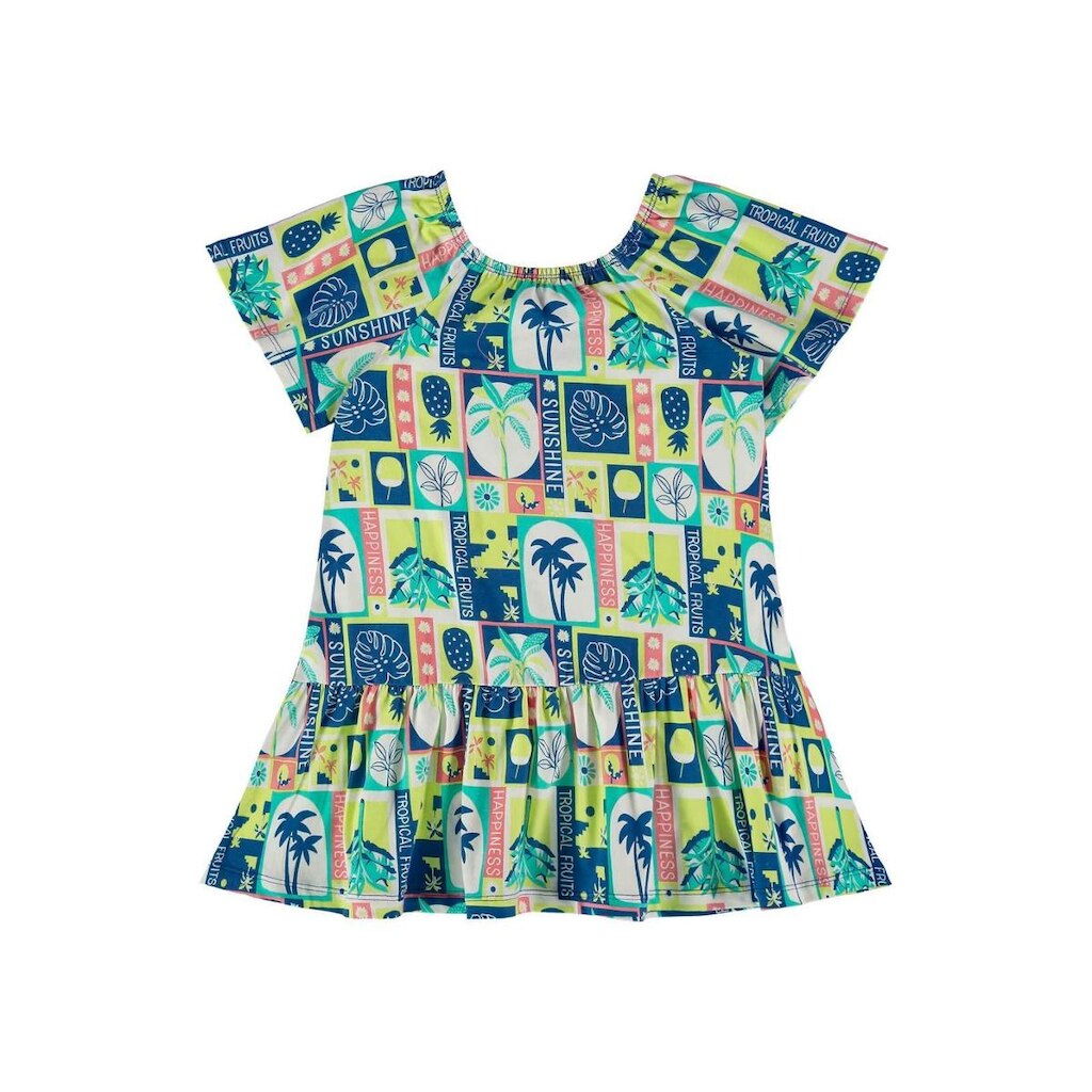 Vestido Estampado para Menina Bee Loop