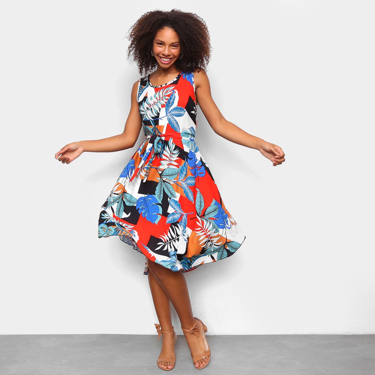 Vestido Facinelli Midi Floral - Vermelho é ruim? Vestido Facinelli Midi Floral - Vermelho é boa?