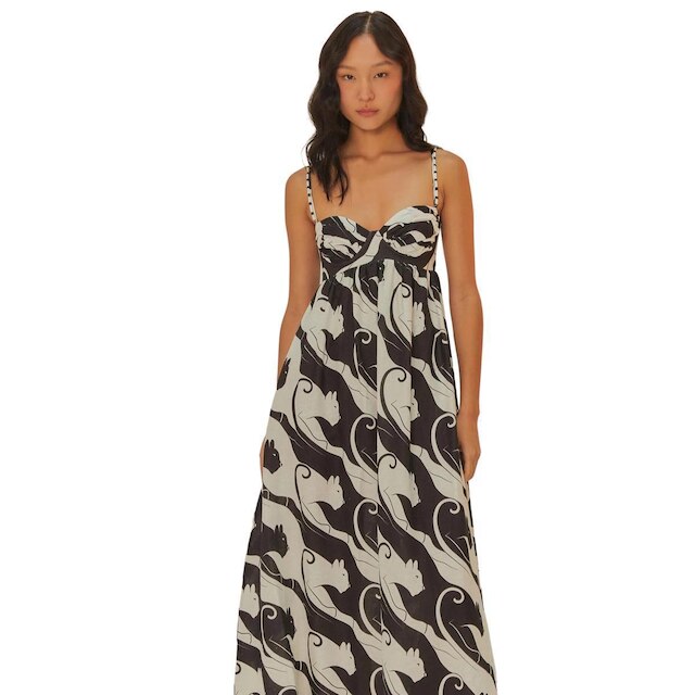 Vestido Farm Panteras Feminino