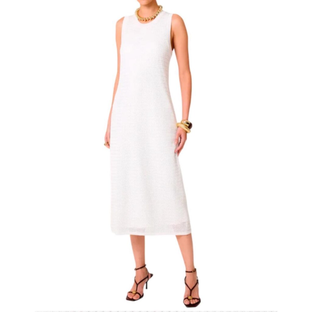 Vestido Feminino Dudalina Tricot Texturizado Branco 1511480