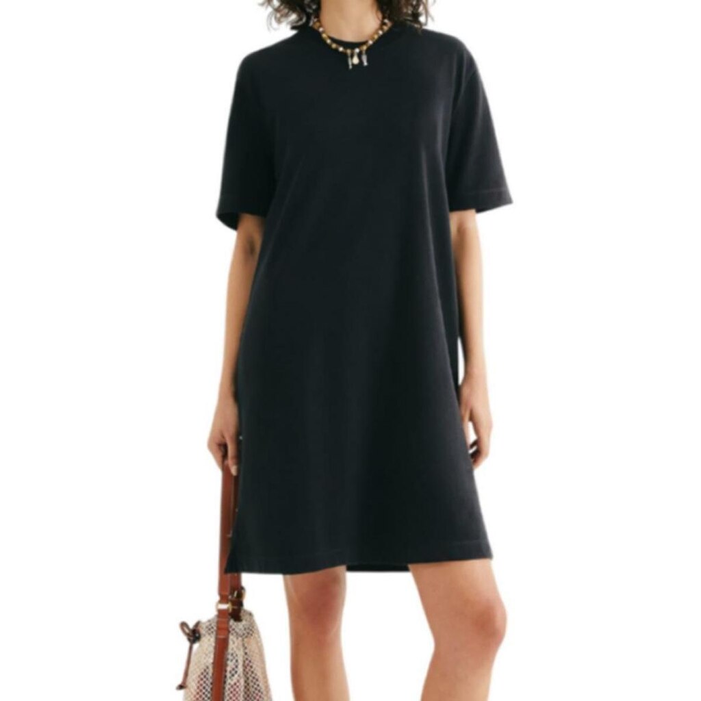 Vestido Feminino Hering Malha Binada Preto - 0BEEN10EN