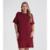 Vestido Feminino Molecotton Plus Size Secret Glam Vermelho - Vermelho