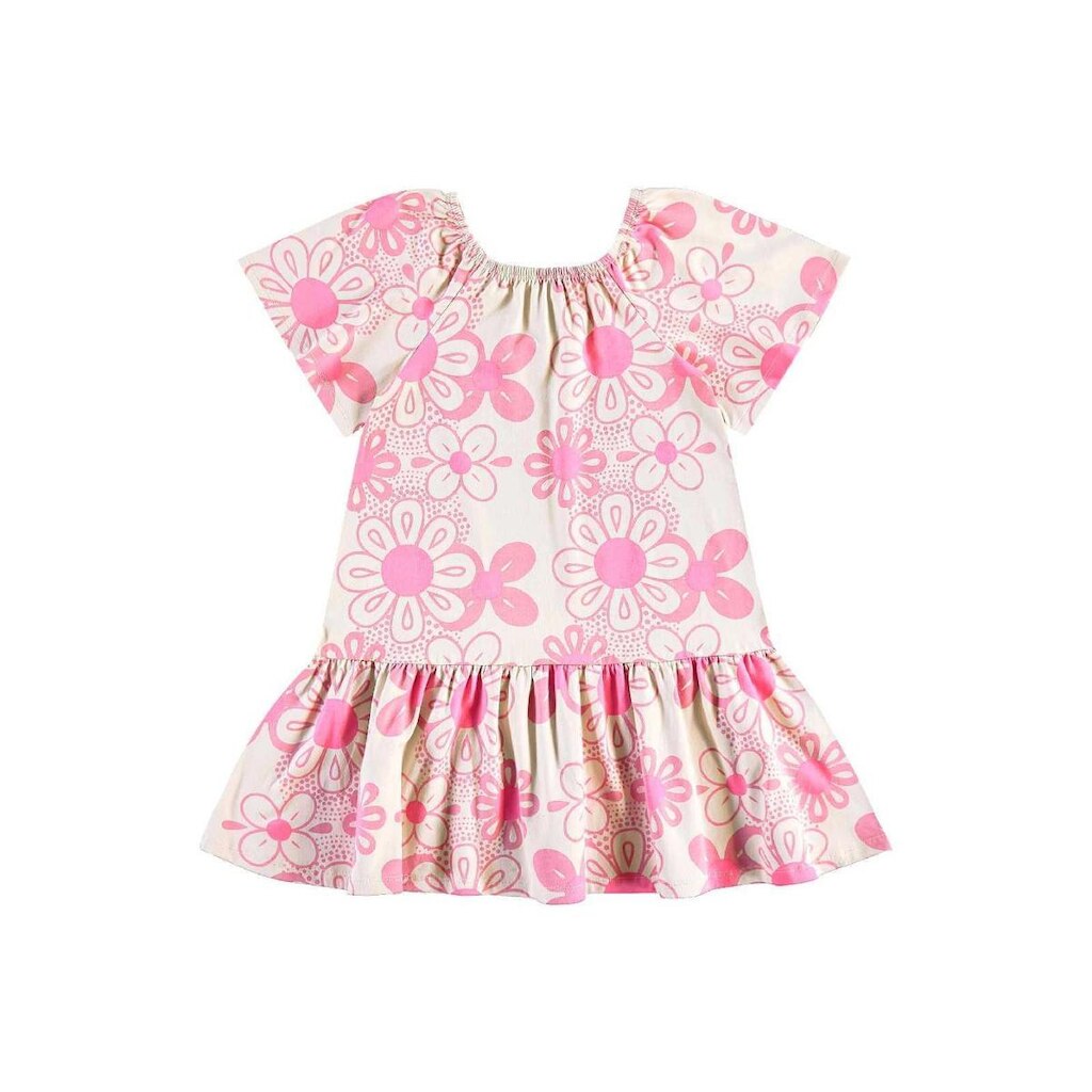 Vestido Floral em Cotton Infantil Bee Loop