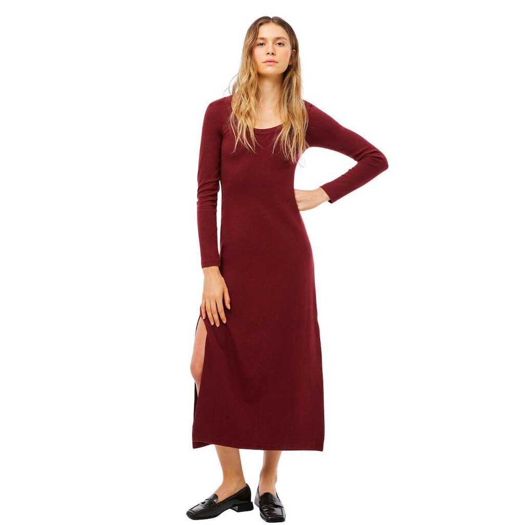 Vestido Hering Em Ribana Canelada